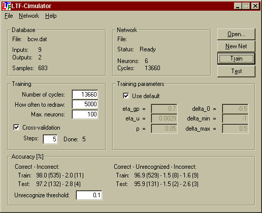 LTF-Cimulator Screenshot