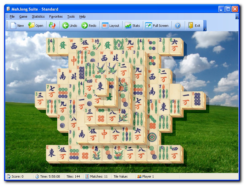 MahJong Suite 2007 - Solitaire and Matching Games Screenshot