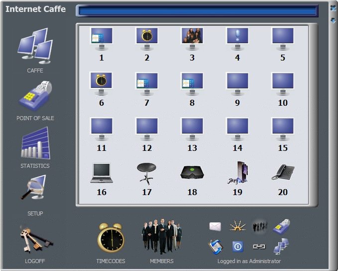 Manager CyberCafe Screenshot