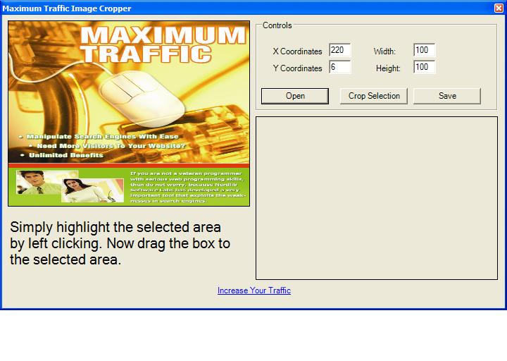 Maximum Traffic Image Cropper Screenshot