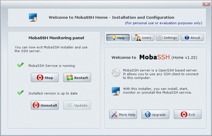MobaSSH Screenshot