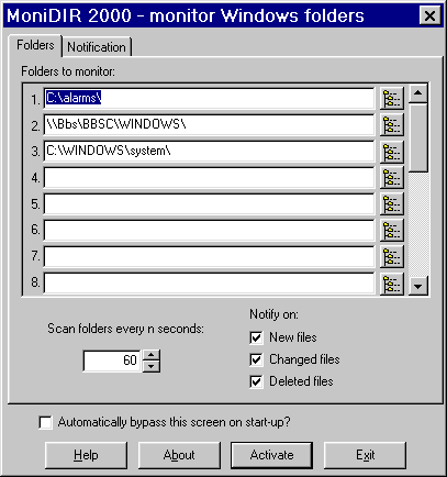 Monidir 2000 Screenshot