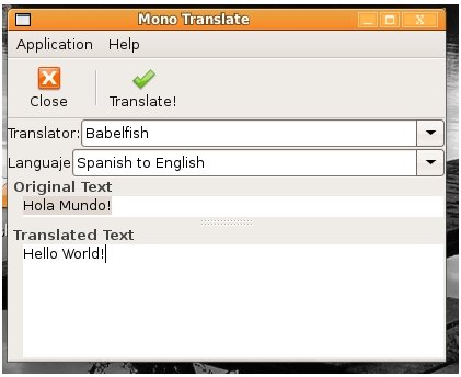 MonoTranslate Screenshot