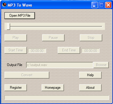 MP3 To Wave Screenshot