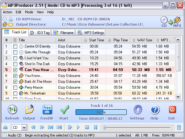 MP3Producer DE Screenshot