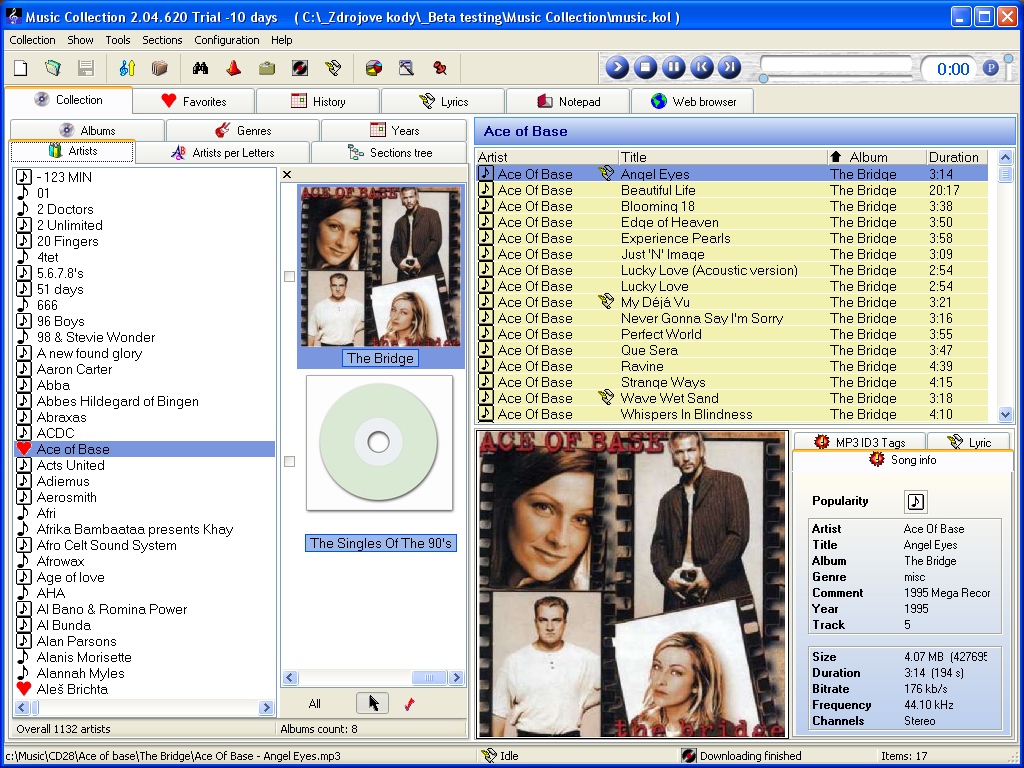 Music Collection Screenshot