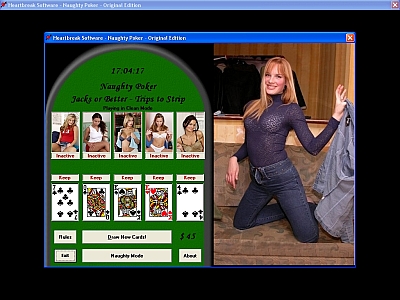 Naughty Poker Screenshot