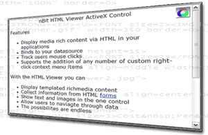 nBit HTML Viewer ActiveX Screenshot