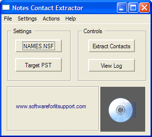 NotesContactExtractor Screenshot