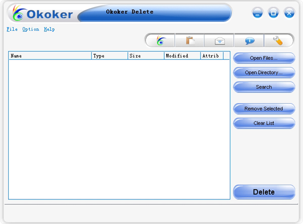 Okoker Delete Screenshot