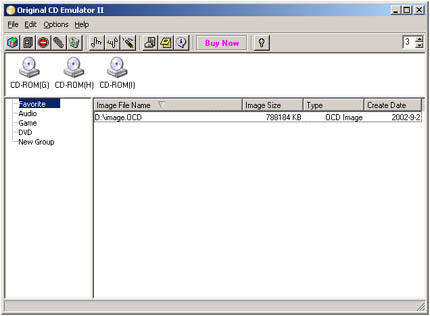 Original CD/CDRW/DVD Emulator Screenshot