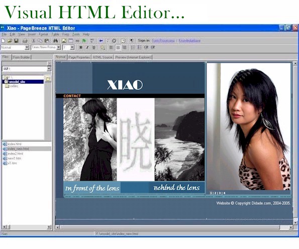 PageBreeze Free HTML Editor Screenshot
