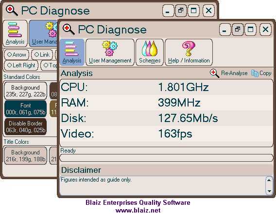 PC Diagnose by Blaiz Enterprises Screenshot