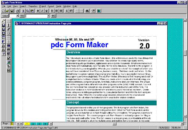 pdc Form Maker Screenshot