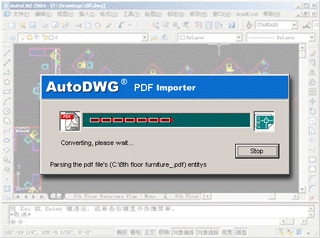 PDF to DWG Converter Stand-Alone Screenshot