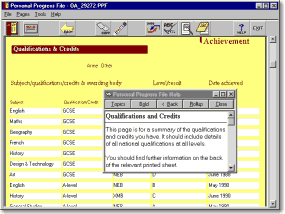 Personal Progress File - Standard Edition Screenshot