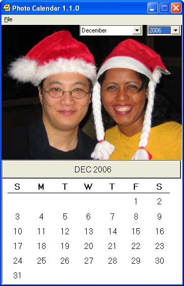 Photo Calendar Screenshot
