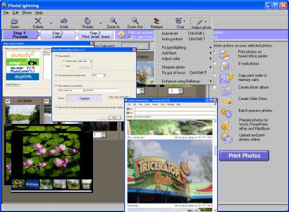 Photolightning photo software Screenshot