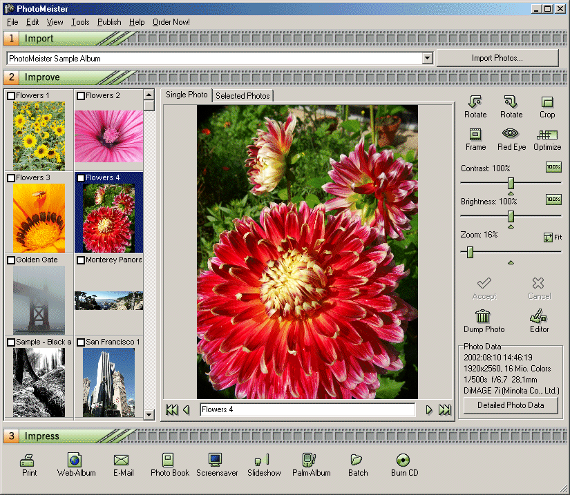 PhotoMeister Screenshot