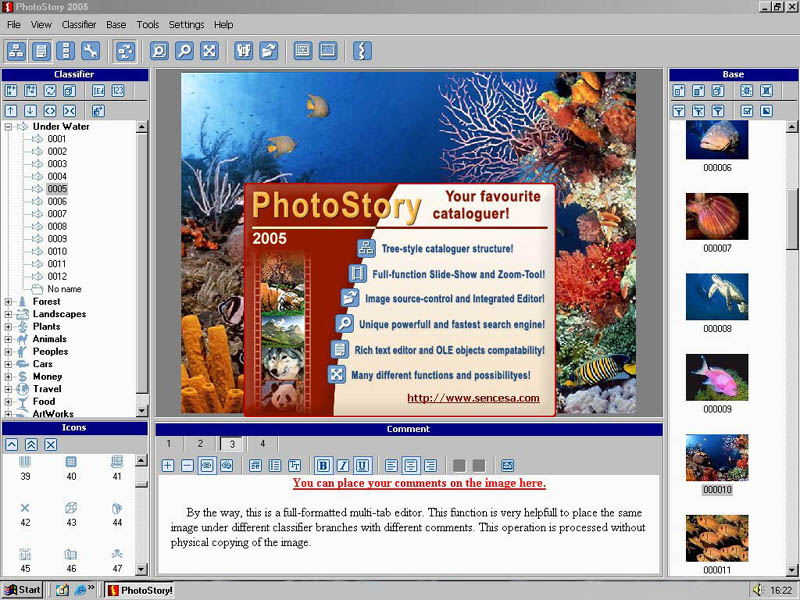 PhotoStory 2005 - Organize Your Photos Screenshot