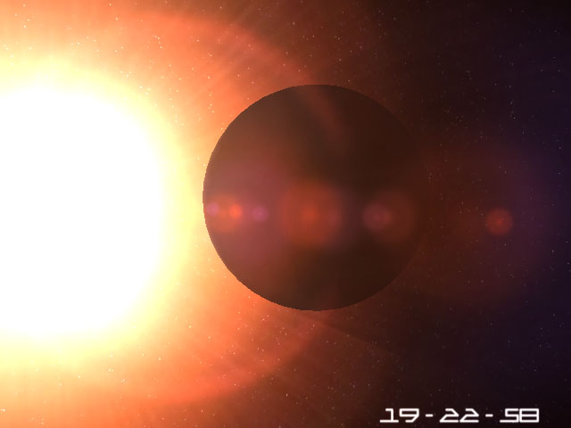 Planet Mercury 3D Screensaver Screenshot