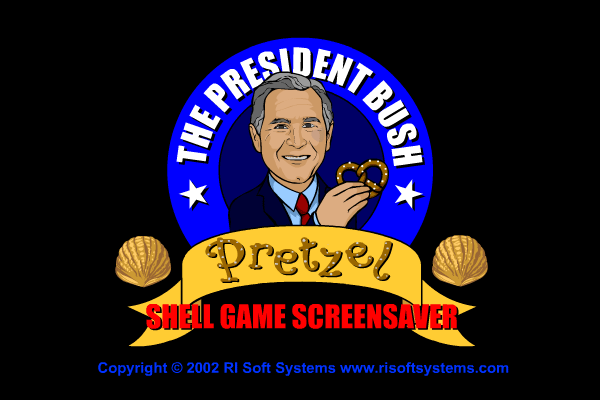 President Bush Pretzel Shell Game Screenshot