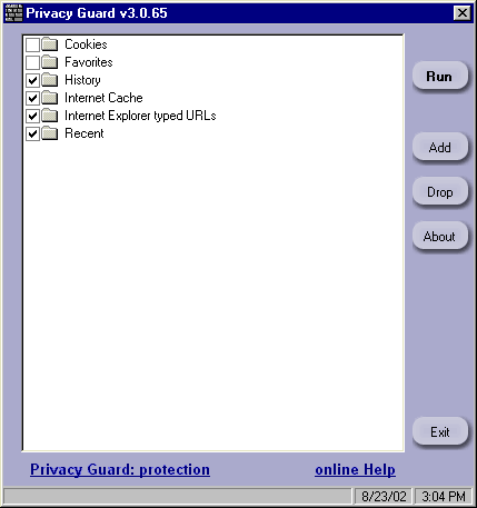 Privacy Guard Screenshot