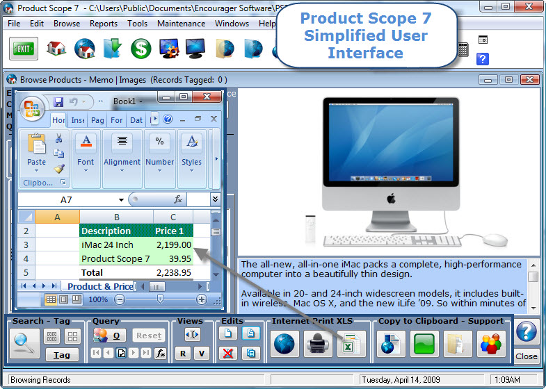 Product Scope Screenshot