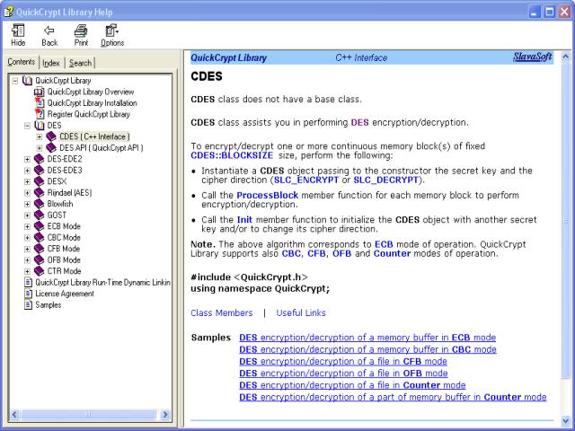 QuickCrypt Library Screenshot