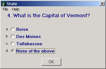 Quiz of the States Screenshot