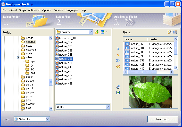 ReaConverter Pro - advanced image converter Screenshot