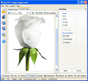 ReaTIFF - Image converter to TIFF Screenshot