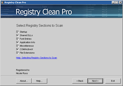 Registry Clean Pro Screenshot