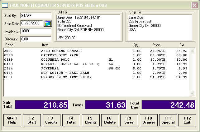 Retail Plus Point Of Sale Software Screenshot