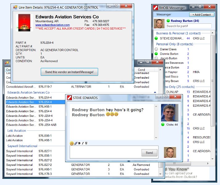 RHOBI Messenger Screenshot