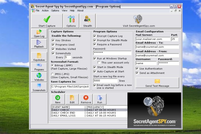 SA Spy Screenshot