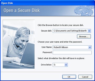 SafeIT Secure Disk Screenshot