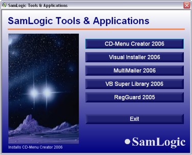 SamLogic CD-Menu Creator Screenshot