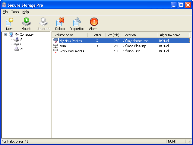 Secure Storage Pro Screenshot