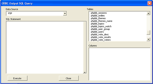 Select to Excel Screenshot