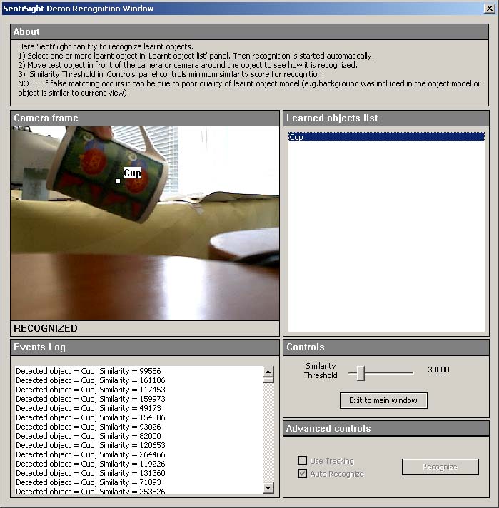 SentiSight algorithm demo (for Windows) Screenshot