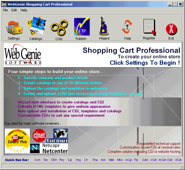 Shopping Cart Professional Screenshot