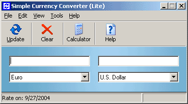 Simple Currency Converter Screenshot