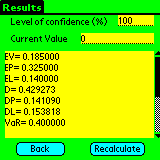 Simple Risk Calculator Screenshot