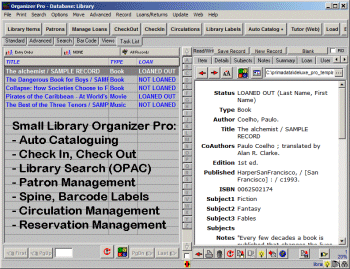 Small Library Organizer Pro Screenshot