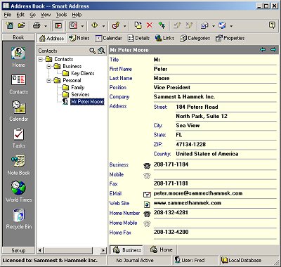 Smart Address 2000 Screenshot