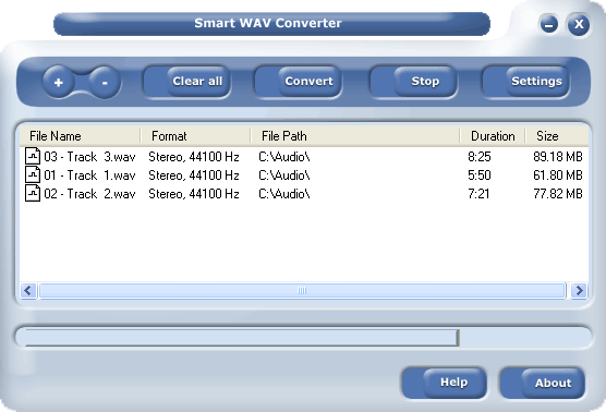 Smart WAV Converter Screenshot