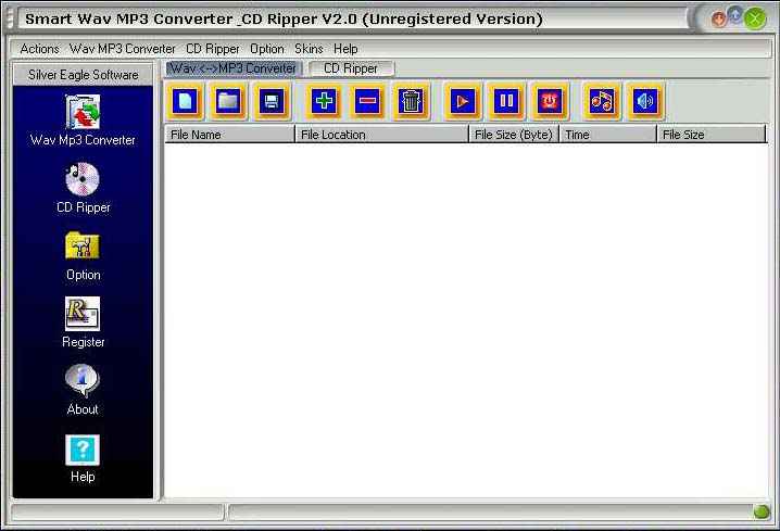 Smart Wav MP3 Converter & CD Ripper Screenshot