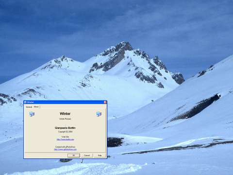 Snow of Winter Screen Saver Screenshot