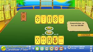 Solar Beach Caribbean Poker Screenshot